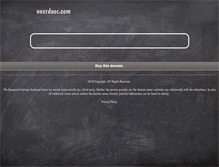 Tablet Screenshot of nexrdoor.com